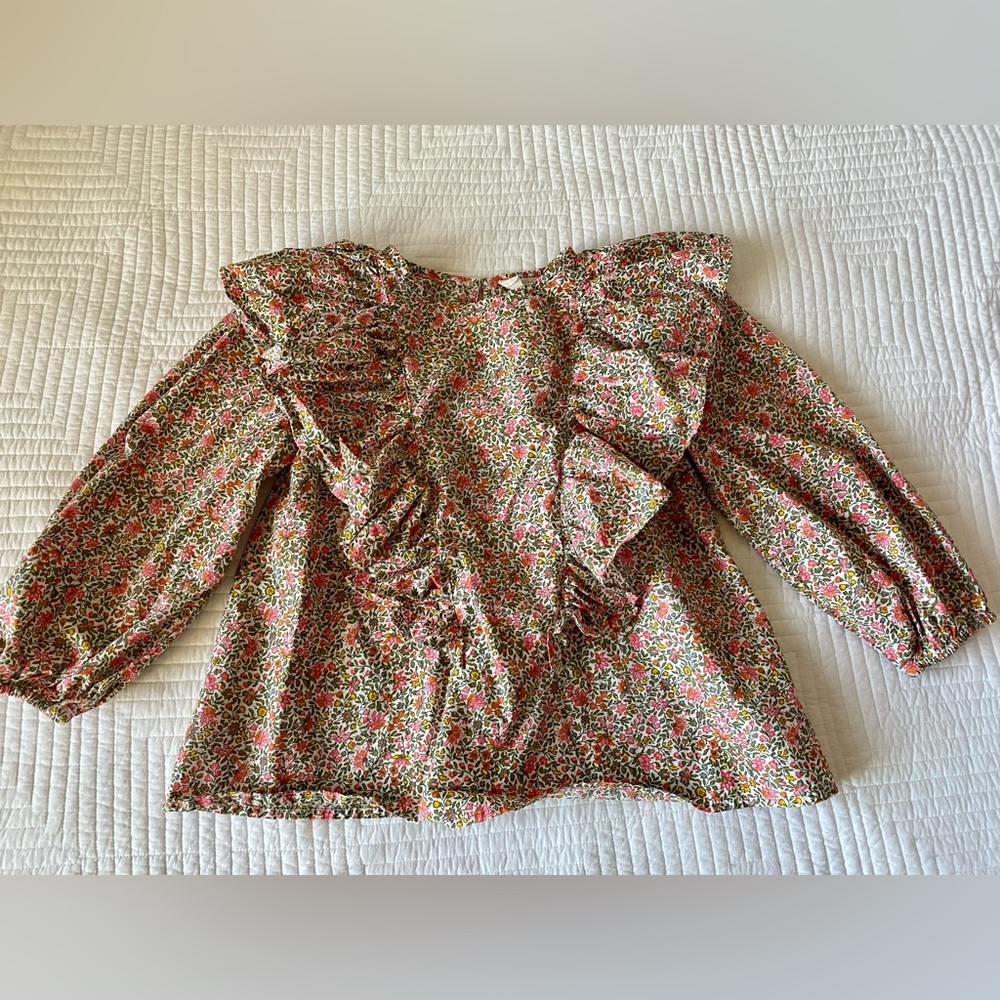 J. Crew Girls’ Ruffle Top S 6-7